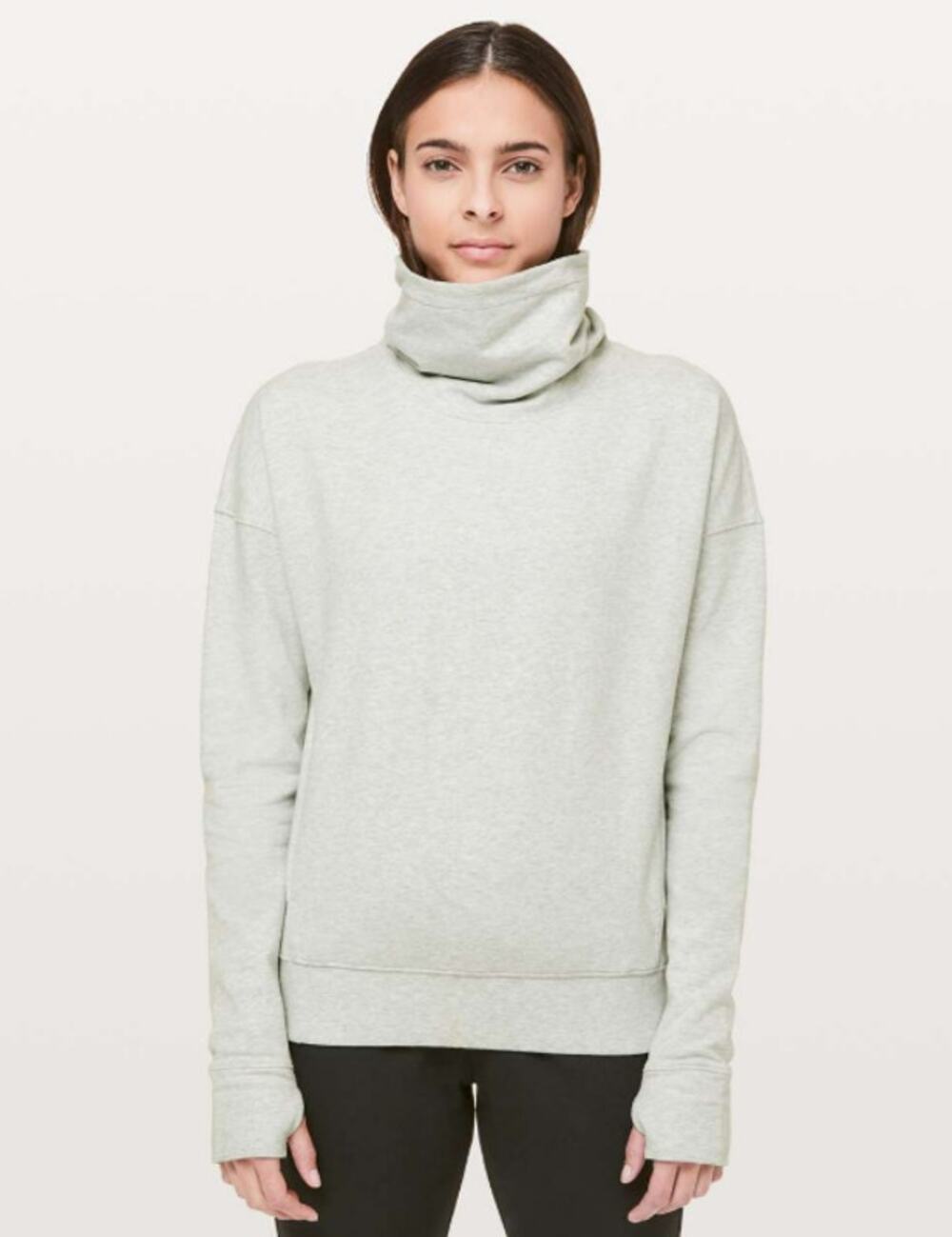 Lululemon Go Forward Pullover Heathered Core Ultra Light - Size 4 - Excellent!